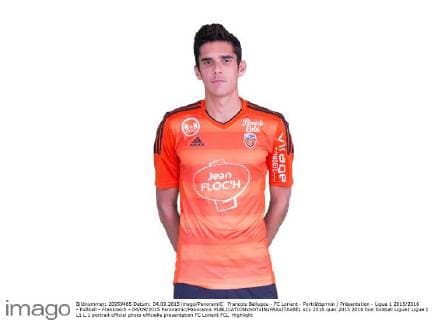Francois Bellugou - FC Lorient - Porträttermin Präsentation - Ligue 1 2015 2016 - Fußball - Frankreich - 04 09 2015 Panoramic Panoramic 
