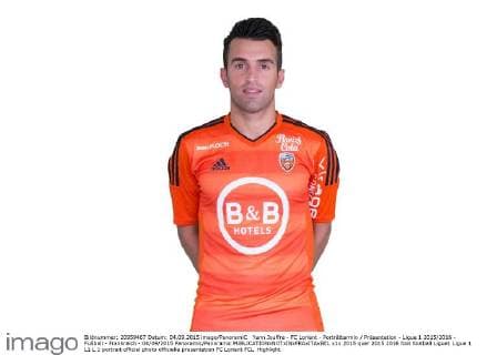 Yann Jouffre - FC Lorient - Porträttermin Präsentation - Ligue 1 2015 2016 - Fußball - Frankreich - 04 09 2015 Panoramic Panoramic 