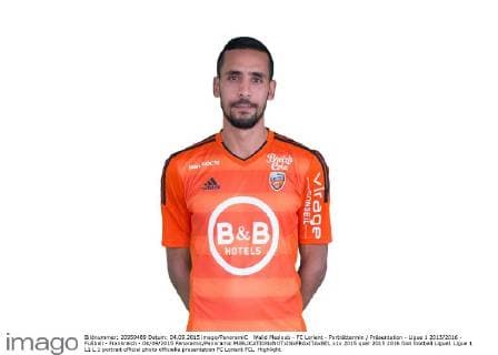 Walid Mesloub - FC Lorient - Porträttermin Präsentation - Ligue 1 2015 2016 - Fußball - Frankreich - 04 09 2015 Panoramic Panoramic 