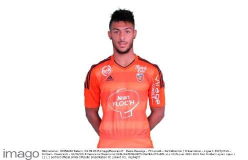 Denis Bouanga - FC Lorient - Porträttermin Präsentation - Ligue 1 2015 2016 - Fußball - Frankreich - 04 09 2015 Panoramic Panoramic 