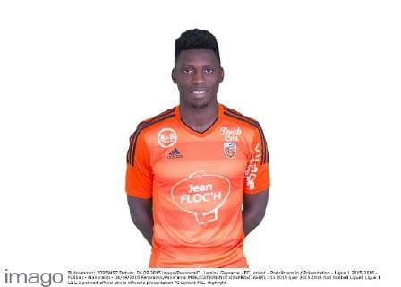 Lamine Gassama - FC Lorient - Porträttermin Präsentation - Ligue 1 2015 2016 - Fußball - Frankreich - 04 09 2015 Panoramic Panoramic 