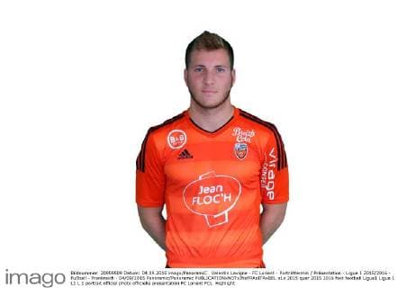 Valentin Lavigne - FC Lorient - Porträttermin Präsentation - Ligue 1 2015 2016 - Fußball - Frankreich - 04 09 2015 Panoramic Panoramic 
