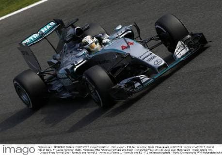 Motorsports: FIA Formula One World Championship WM Weltmeisterschaft 2015, Grand Prix of Italy, 44 Lewis Hamilton (GBR, Mercedes AMG Petronas Formula One Team), xHOCHxZWEIx