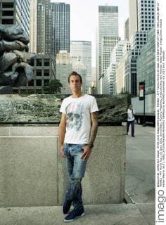 TENNIS - ATP Tennis Herren US Open 2015 NEW YORK CITY,NEW YORK,USA,04.SEP.15 - TENNIS - ATP World Tour, US Open 2015, Grand Slam, Flushing Meadows, photo shooting with Andreas Haider-Maurer. Image shows Andreas Haider-Maurer (AUT). GEPAxpictures xMatthiasxHauer
