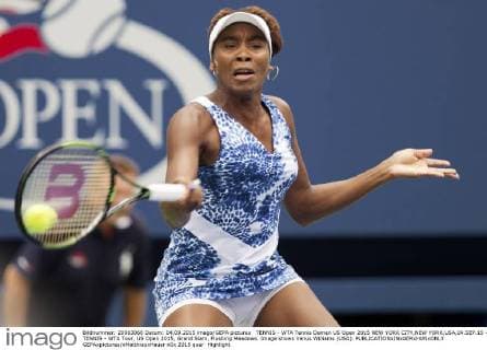 TENNIS - WTA Tennis Damen US Open 2015 NEW YORK CITY,NEW YORK,USA,04.SEP.15 - TENNIS - WTA Tour, US Open 2015, Grand Slam, Flushing Meadows. Image shows Venus Williams (USA). GEPAxpictures xMatthiasxHauer
