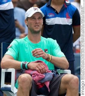 Andreas Seppi (ITA) Tennis - US Open 2015 - Grand Slam ITF ATP Tennis Herren WTA Tennis Damen - Flushing Meadows - New York - New York - USA - 4 September 2015. Juergen Hasenkopf