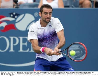 Marin Cilic (CRO) Tennis - US Open 2015 - Grand Slam ITF ATP Tennis Herren WTA Tennis Damen - Flushing Meadows - New York - New York - USA - 4 September 2015. Juergen Hasenkopf