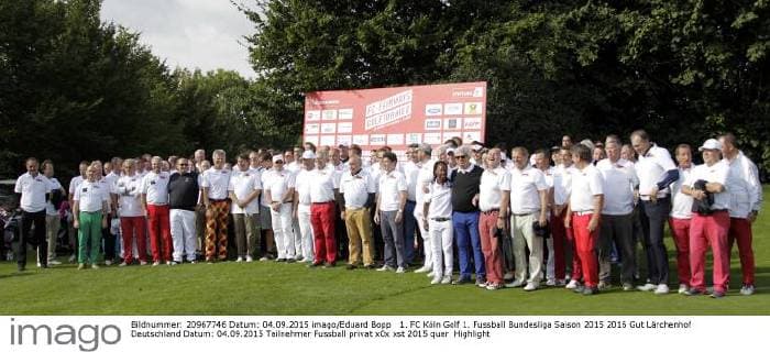 1. FC Köln Golf 1. Fussball Bundesliga Saison 2015 2016 Gut Lärchenhof Deutschland Datum: 04.09.2015 Teilnehmer