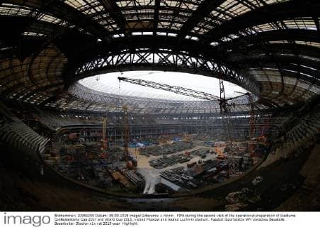 FIFA during the second visit of the operational preparation of stadiums Confederations Cup 2017 and World Cup 2018, visited Moscow and toured Luzhniki stadium.