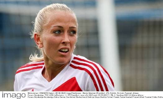 Mandy Islacker (Frankfurt, 17), Porträt, Portrait, Fussball, Allianz Frauen-Bundesliga, TSG 1899 Hoffenheim - 1. FFC Frankfurt, xozx