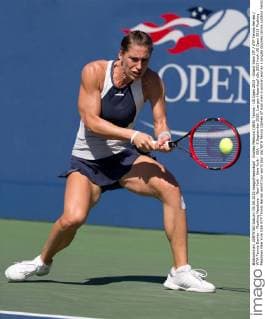 Andrea Petkovic (GER) Tennis - US Open 2015 - Grand Slam ITF ATP Tennis Herren WTA Tennis Damen - Flushing Meadows - New York - New York - USA - 5 September 2015. Juergen Hasenkopf
