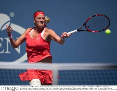 Petra Kvitova(CZE) Tennis - US Open 2015 - Grand Slam ITF ATP Tennis Herren WTA Tennis Damen - Flushing Meadows - New York - New York - USA - 5 September 2015. Juergen Hasenkopf