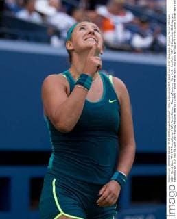 Victoria Azarenka (BLR) jubelt nach ihrem Sieg,Jubel, Emotion, Tennis - US Open 2015 - Grand Slam ITF ATP Tennis Herren WTA Tennis Damen - Flushing Meadows - New York - New York - USA - 5 September 2015. Juergen Hasenkopf