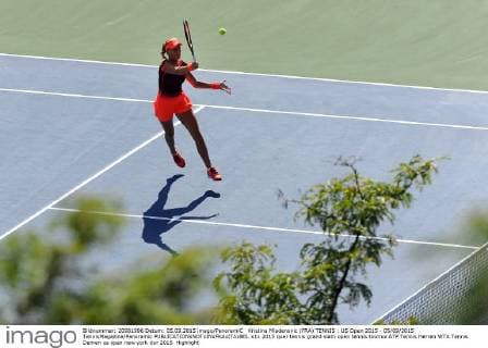 Kristina Mladenovic (FRA) TENNIS : US Open 2015 - 05 09 2015 TennisMagazine Panoramic 