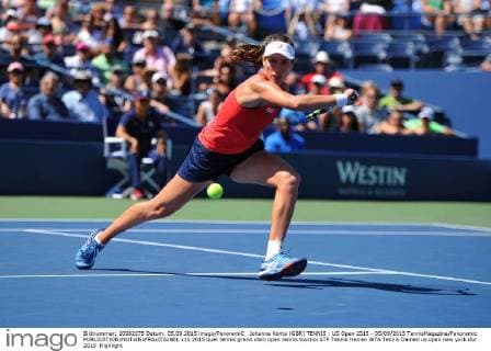 Johanna Konta (GBR) TENNIS : US Open 2015 - 05 09 2015 TennisMagazine Panoramic 