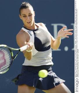 TENNIS - WTA Tennis Damen US Open 2015 NEW YORK CITY,NEW YORK,USA,05.SEP.15 - TENNIS - WTA Tour, US Open 2015, Grand Slam, Flushing Meadows. Image shows Flavia Pennetta (ITA). GEPAxpictures xMatthiasxHauer