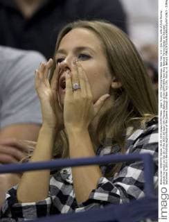 Sept. 5, 2015 - Flushing Meadows, New York, U.S - Kim Sears, wife of Andy Murray, attends his match on Day Six of the 2015 US Open with Thomas Bellucci at the USTA Billie Jean King National Tennis Center on Saturday September 5, 2015 in the Flushing neighborhood of the Queens borough of New York City. Murray vs. Bellucci - ZUMAp124