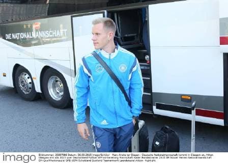 Marc-Andre ter Stegen - Deutsche Nationalmannschaft kommt in Glasgow an, Hilton Glasgow