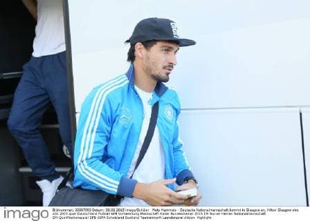 Mats Hummels - Deutsche Nationalmannschaft kommt in Glasgow an, Hilton Glasgow