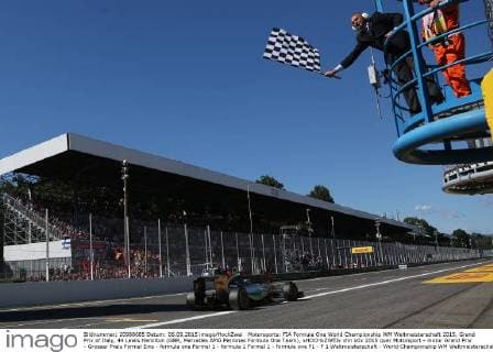 Motorsports: FIA Formula One World Championship WM Weltmeisterschaft 2015, Grand Prix of Italy, 44 Lewis Hamilton (GBR, Mercedes AMG Petronas Formula One Team), xHOCHxZWEIx