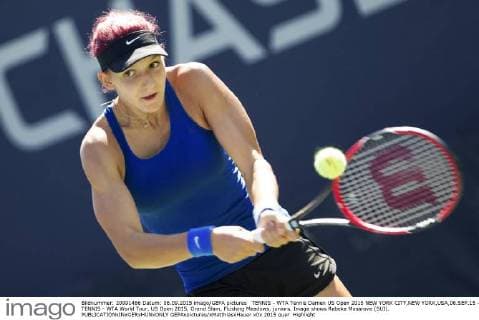 TENNIS - WTA Tennis Damen US Open 2015 NEW YORK CITY,NEW YORK,USA,06.SEP.15 - TENNIS - WTA World Tour, US Open 2015, Grand Slam, Flushing Meadows, juniors. Image shows Rebeka Masarova (SUI). GEPAxpictures xMatthiasxHauer