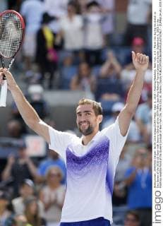 Sept. 6, 2015 - Flushing Meadows, New York, U.S - Marin Cilic during his match on Day Seven of the 2015 US Open with Jeremy Chardy at the USTA Billie Jean King National Tennis Center on Sunday September 6, 2015 in the Flushing neighborhood of the Queens borough of New York City. Marin Cilic vs. Jeremy Chardy - ZUMAp124