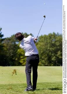September 6, 2015; Norton, MA, USA; Bubba Watson swings from the 9th fairway during the third round of the Deutsche Bank Championship at TPC Boston. PGA Golf Herren 2015: Deutsche Bank Championship SEP 06 - ZUMAc04_