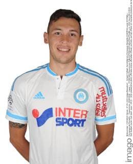 Aktuell Fußball, Porträttermin Olympique Marseille OCAMPOS Lucas FOOTBALL : Olympique de Marseille - Presentation 2015 2016 - Ligue 1 - 07 09 2015 Panoramicx 