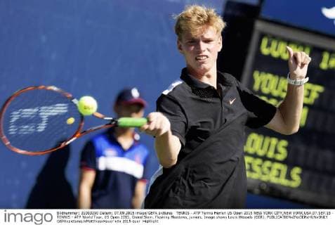 TENNIS - ATP Tennis Herren US Open 2015 NEW YORK CITY,NEW YORK,USA,07.SEP.15 - TENNIS - ATP World Tour, US Open 2015, Grand Slam, Flushing Meadows, juniors. Image shows Louis Wessels (GER). GEPAxpictures xMatthiasxHauer