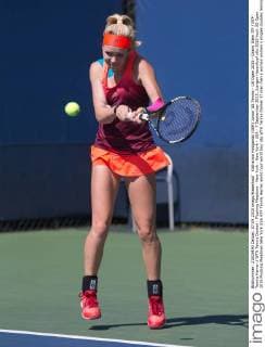 Katharina Hobgarski (GER) Junior GS Tennis - US Open 2015 - Grand Slam ITF ATP Tennis Herren WTA Tennis Damen - Flushing Meadows - New York - New York - USA - 7 September 2015. Juergen Hasenkopf