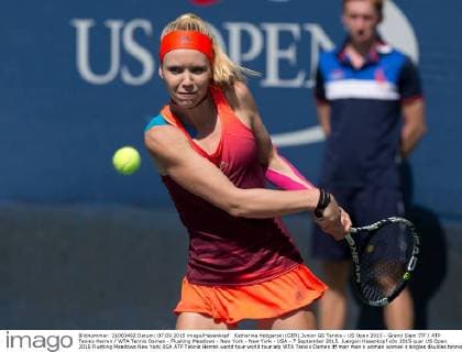 Katharina Hobgarski (GER) Junior GS Tennis - US Open 2015 - Grand Slam ITF ATP Tennis Herren WTA Tennis Damen - Flushing Meadows - New York - New York - USA - 7 September 2015. Juergen Hasenkopf