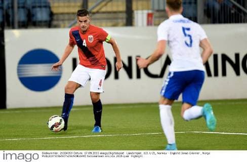 Länderspiel, U21 U 21, Norway - England Jonas Grönner , Norge 
