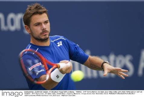 TENNIS - ATP Tennis Herren US Open 2015 NEW YORK CITY,NEW YORK,USA,07.SEP.15 - TENNIS - ATP World Tour, US Open 2015, Grand Slam, Flushing Meadows. Image shows Stan Wawrinka (SUI). GEPAxpictures xMatthiasxHauer