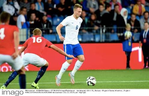 Länderspiel, U21 U 21, Norway - England Cauley Woodrow , England 