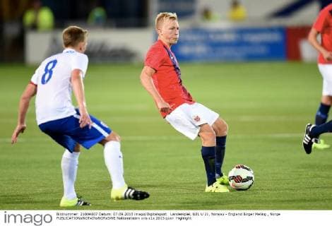 Länderspiel, U21 U 21, Norway - England Birger Meling , Norge 