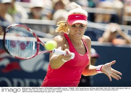 TENNIS - WTA Tennis Damen US Open 2015 NEW YORK CITY,NEW YORK,USA,07.SEP.15 - TENNIS - WTA Tour, US Open 2015, Grand Slam, Flushing Meadows. Image shows Sabine Lisicki (GER). GEPAxpictures xMatthiasxHauer