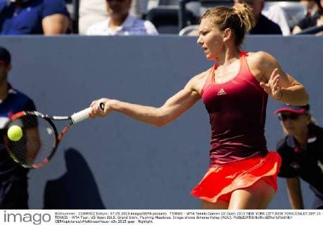 TENNIS - WTA Tennis Damen US Open 2015 NEW YORK CITY,NEW YORK,USA,07.SEP.15 - TENNIS - WTA Tour, US Open 2015, Grand Slam, Flushing Meadows. Image shows Simona Halep (ROU). GEPAxpictures xMatthiasxHauer