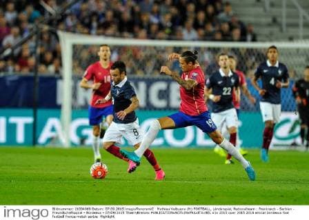 Mathieu Valbuena (fr) FOOTBALL, Länderspiel, Nationalteam : Frankreich - Serbien - Freundschaftsspiel - Bordeaux - 07 09 2015 ThierryBretonx 