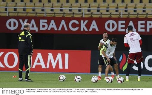 Aktuell Fußball, Training Nationalteam Spanien Spain Nationalteam training session. In this picture, Cazorla. x 