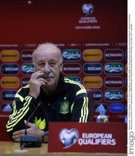 Aktuell Fußball, PK Nationalteam Spanien Vicente del Bosque. Vicente del Bosque attends press conference PK Pressekonferenz xPABLOGARCIAx 