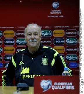 Aktuell Fußball, PK Nationalteam Spanien Vicente del Bosque. Vicente del Bosque attends press conference PK Pressekonferenz xPABLOGARCIAx 