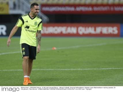 Aktuell Fußball, Training Nationalteam Spanien Spain Nationalteam training session. In this picture, Paco Alcacer. xPABLOGARCIAx 