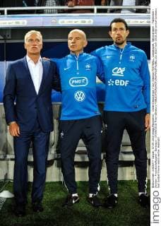Didier Deschamps Guy Stephan FOOTBALL, Länderspiel, Nationalteam : Frankreich - Serbien - Freundschaftsspiel - Bordeaux - 07 09 2015 ThierryBretonx 