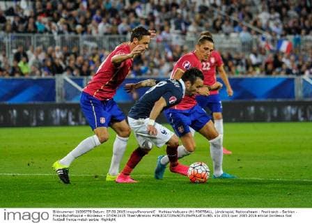 Mathieu Valbuena (fr) FOOTBALL, Länderspiel, Nationalteam : Frankreich - Serbien - Freundschaftsspiel - Bordeaux - 07 09 2015 ThierryBretonx 