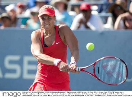 Sabine Lisicki (GER) Tennis - US Open 2015 - Grand Slam ITF ATP Tennis Herren WTA Tennis Damen - Flushing Meadows - New York - New York - USA - 7 September 2015. Juergen Hasenkopf