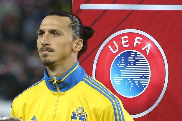 September 5, 2015. Russia, Moscow, Otkritie Arena Stadium. European Championship EM Europameisterschaft Qualifying match 2016. Sweden s player Zlatan Ibrahimovic during match between Russia and Sweden national team Nationalteam DmitryxGolubovich 