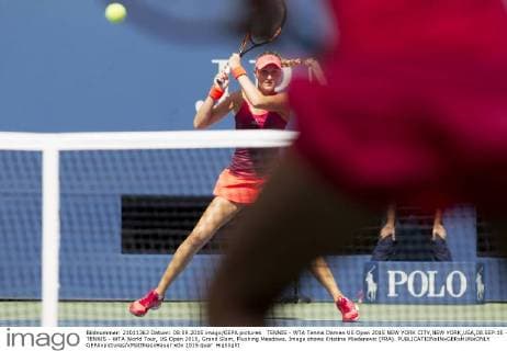 TENNIS - WTA Tennis Damen US Open 2015 NEW YORK CITY,NEW YORK,USA,08.SEP.15 - TENNIS - WTA World Tour, US Open 2015, Grand Slam, Flushing Meadows. Image shows Kristina Mladenovic (FRA). GEPAxpictures xMatthiasxHauer