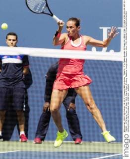 TENNIS - WTA Tennis Damen US Open 2015 NEW YORK CITY,NEW YORK,USA,08.SEP.15 - TENNIS - WTA World Tour, US Open 2015, Grand Slam, Flushing Meadows. Image shows Roberta Vinci (ITA). GEPAxpictures xMatthiasxHauer