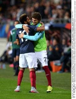 Aktuell Fußball, U21 Testspiel, Frankreich - Brasilien Jordan Amavi (fra) - Benjamin Pavard (fra) FOOTBALL : France vs Bresil - Espoirs - match amical - 08 09 2015 AnthonyBIBARD FEP Panoramic 