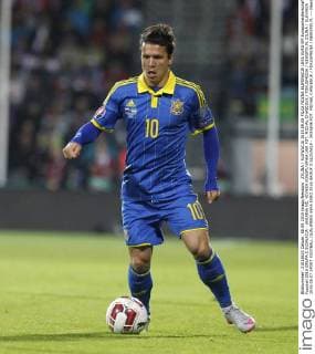 ZYLINA SLOWACJA 2015.09.08 PILKA NOZNA ELIMINACJE UEFA EURO EM Europameisterschaft Fussball 2016 GRUPA C SLOWACJA - UKRAINA NZ. YEVHEN KONOPLYANKA UKR FOT. MICHAL CHWIEDUK FOKUSMEDIA NEWSPIX.PL ZILINA SLOVAKIA 2015.09.07 SPORT FOOTBALL QUALIFIERS UEFA EURO 2016 GROUP D SLOVAKIA - UKRAINE FOT. MICHAL CHWIEDUK FOKUSMEDIA NEWSPIX.PL --- Newspix.pl  150908CHW030